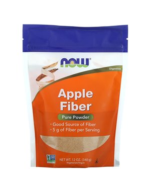NOW Foods, Apple Fiber, Pure Powder, 12 oz (340 g) NOW Foods, Apple Fiber, Pure Powder, 12 oz (340 g)