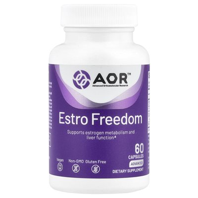 Zaawansowane badania ortomolekularne AOR, Estro Freedom, 60 kapsułek