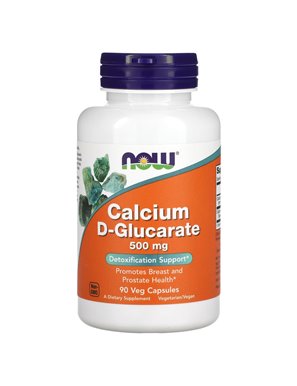 NOW Foods, Calcium D-Glucarate, 500mg, 90 Veg Capsules