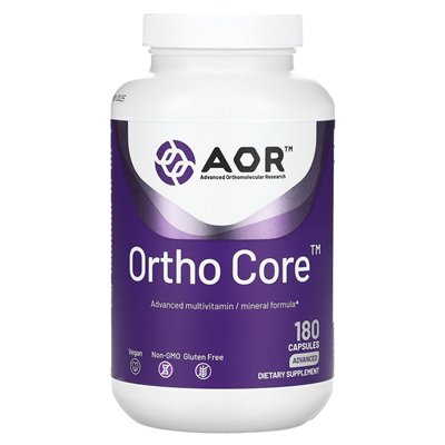 Advanced Orthomolecular Research AOR, Ortho Core, 180 Kapseln