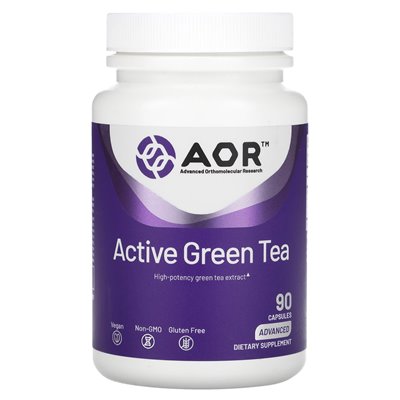 Advanced Orthomolecular Research AOR, Aktiver Grüner Tee, 700 mg, 90 Kapseln