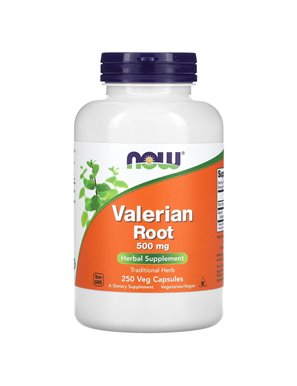 NOW Foods, Valerian Rhizome, 500 mg, 250 Vegetarian Capsules NOW Foods, Valerian Rhizome, 500 mg, 250 Vegetarian Capsules