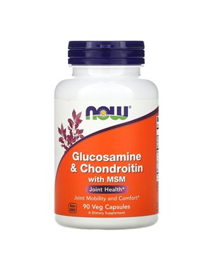 NOW Foods, Glucosamine + Chondroitin with MSM, 90 Capsules NOW Foods, Glucosamine + Chondroitin with MSM, 90 Capsules