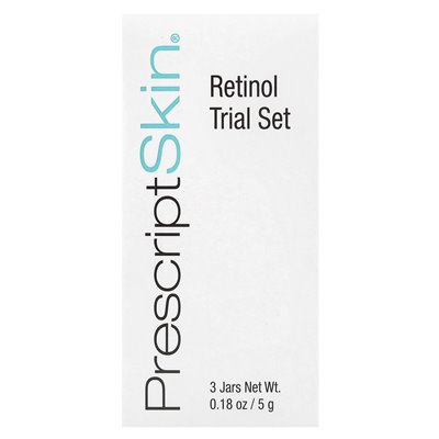 Prezydentskin, zestaw próbny retinolu, 3 profesjonalne produkty przeciwstarzeniowe, 3 słoiki, 0,18 uncji (5 g) każdy