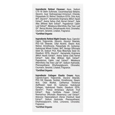 Prezydentskin, zestaw próbny retinolu, 3 profesjonalne produkty przeciwstarzeniowe, 3 słoiki, 0,18 uncji (5 g) każdy