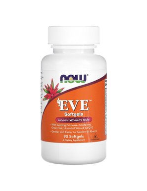 NOW Foods, EVE, Supremalna Wielowitaminowa Dla Kobiet, 90 Softgeli