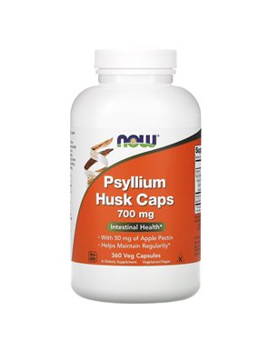 NOW Foods, Kapsułki z łupin Psyllium, 700 mg, 360 Wegetariańskich Kapsułek