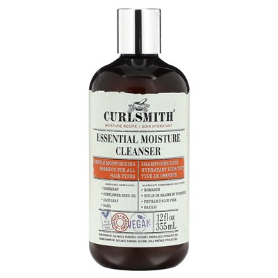 Curlsmith, Essential Moisture Cleanser, dla typów włosów Al, 12 fl oz (355 ml) Curlsmith, Essential Moisture Cleanser, dla typów włosów Al, 12 fl oz (355 ml)