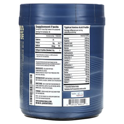 Bubs Naturals, peptydy kolagenowe, niezmożone, 20 uncji (567 g) Bubs Naturals, peptydy kolagenowe, niezmożone, 20 uncji (567 g)