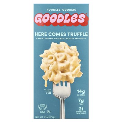 Goodles, Here's a Truffle, cremiger Cheddar-Trüffel und Muscheln, 6 oz (170 g)
