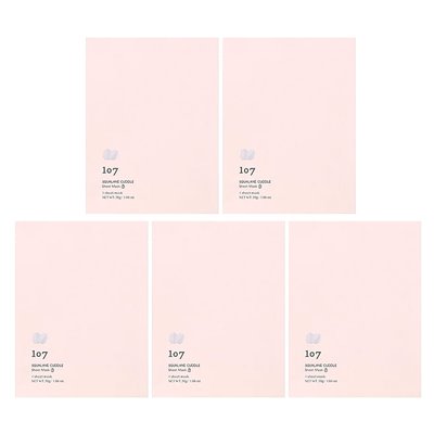 107 Beauty, Cuddle, Checkout Masks, 5 Sheets, 1.06 oz (30 g) Each