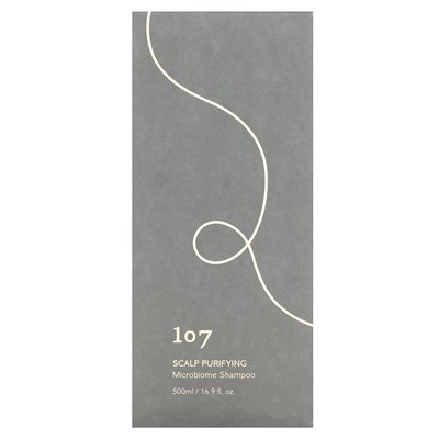 107 Beauty, skórka skóry głowy, szampon mikrobiomowy, 16,9 fl oz (500 ml)