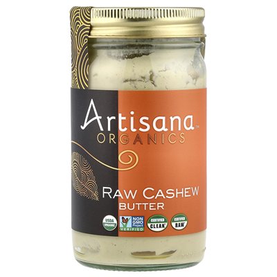 Artisana Bio-Cashewbutter, roh, 14 oz (397 g)