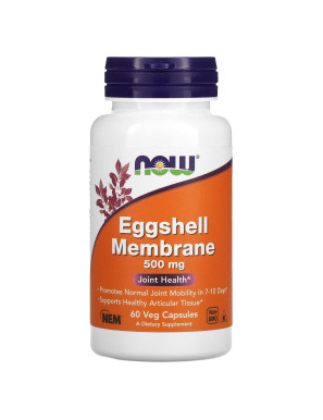 NOW Foods, Eierschalenballaststoffe, 500 mg, 60 Veg. Kapseln NOW Foods, Eierschalenballaststoffe, 500 mg, 60 Veg. Kapseln