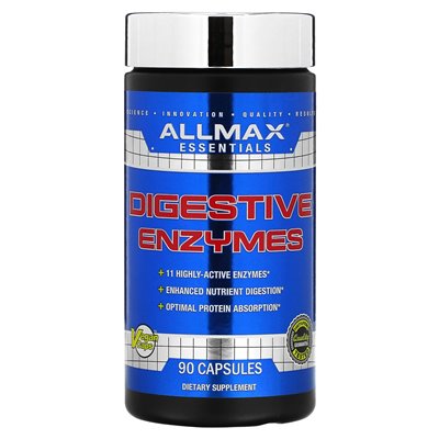 Allmax, Essentials, enzymy trawienne, 90 kapsułek