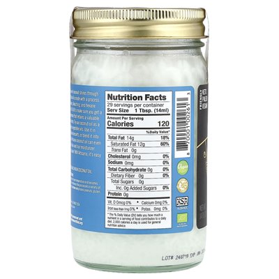 Artisana, Organics, Raw Virgin Coconut Oil, 14 Fl Oz (414 ml)