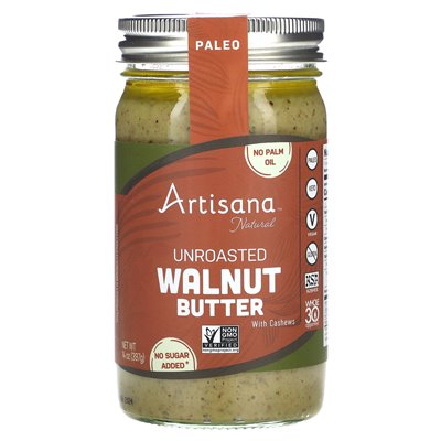 Artisana, naturalny, nieposłuszne masło orzechowe z orzechami nerkowcami, 14 uncji (397 g)