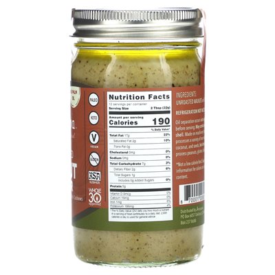Artisana Natural Disobedient Cashew-Erdnussbutter, 14 oz (397 g)