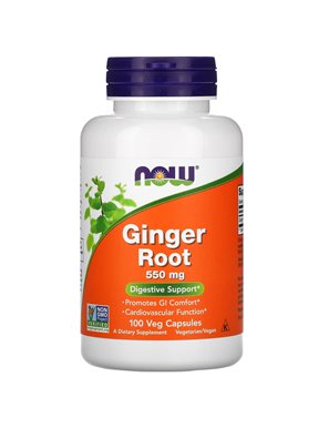 NOW Foods, Ingwerwurzel, 550 mg, 100 vegetarische Kapseln NOW Foods, Ingwerwurzel, 550 mg, 100 vegetarische Kapseln