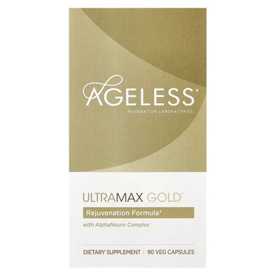 Ageless Foundation Laboratories, Ultramax Gold ™ z Alphaneuro Complex®, 90 warzyw kapsułek