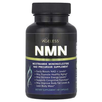 Ageless Foundation Laboratories, NMN, NAD prekursor suplement, 60 kapsułek