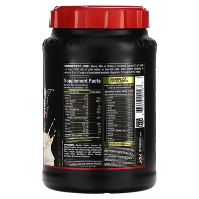 Allmax, Casein-FX ™, 100% białko micelarne kazeiny, wanilia, 2 funty (907 g)