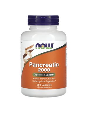 NOW Foods, Pancreatin 2000, 250 Capsules NOW Foods, Pancreatin 2000, 250 Capsules