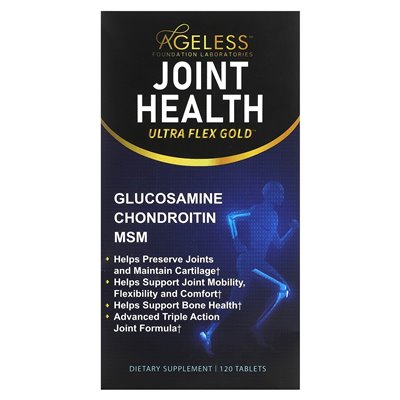 Ageless Foundation Laboratories, Ultra Flex Gold, Gelenkgesundheit, 120 Tabletten