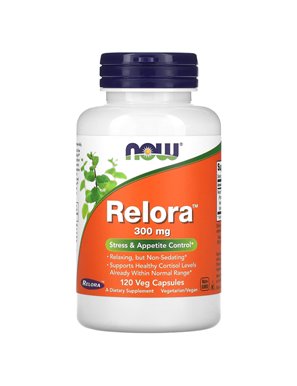 NOW Foods, Relora, 300mg, 120 Vegan Capsules NOW Foods, Relora, 300mg, 120 Vegan Capsules
