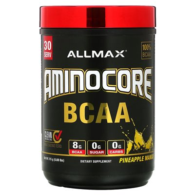 Allmax, Aminocore™ BCAA, Mango Pineapple, 0.69 lbs (315 g)