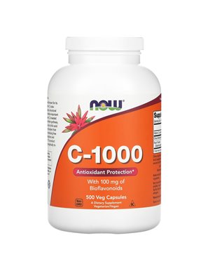 NOW Foods, C-1000, 500 vegetarische Kapseln NOW Foods, C-1000, 500 vegetarische Kapseln