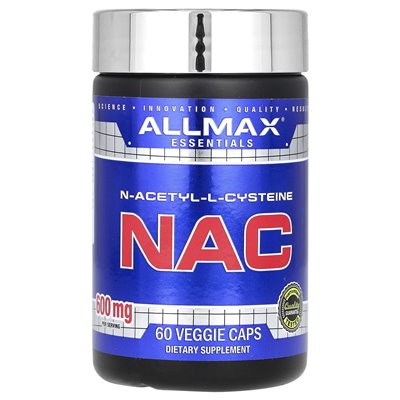 Allmax, Essentials, NAC, 600 mg, 60 Vegetarian Caps