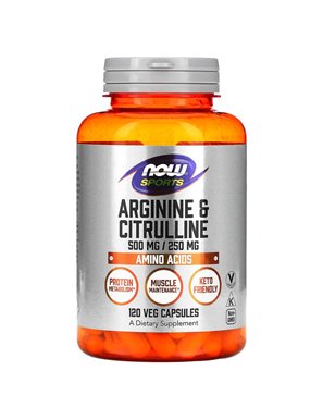 NOW Foods, Sport, Arginin & Zitrone, 120 vegane Kapseln NOW Foods, Sport, Arginin & Zitrone, 120 vegane Kapseln