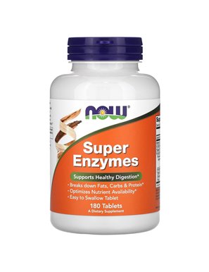 NOW Foods, Super Enzymes, 180 tabletek NOW Foods, Super Enzymes, 180 tabletek