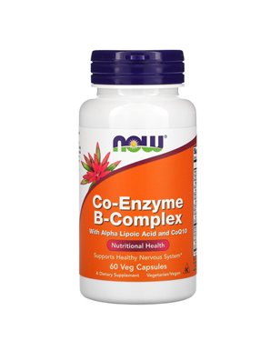 NOW Foods, Coenzym B-Komplex, 60 Gemüsekapseln