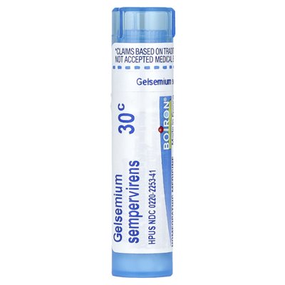 Boiron, Gelsemium Sempervirens, 30 C, Approx 80 Pellets