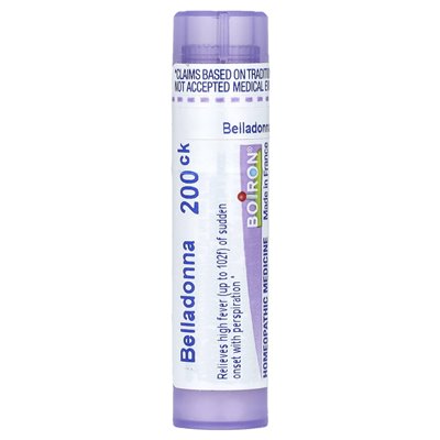 Boiron, Belladonna, 200ck, Fieber, ca. 80 Pellets