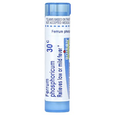 Boiron, Ferrum fosforicum, 30c, łagodna gorączka, około 80 granulków