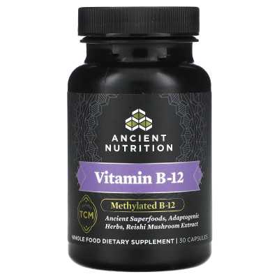 Ancient Nutrition, Vitamin B-12, 30 Capsules