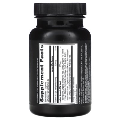 Ancient Nutrition, Vitamin B-12, 30 Capsules
