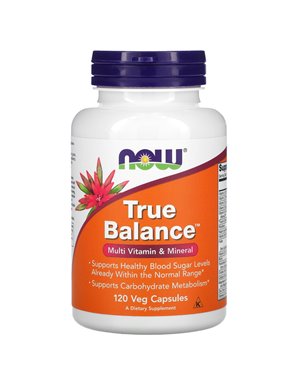 NOW Foods, True Balance, Multivitamin and Multimineral, 120 Vegetarian Capsules NOW Foods, True Balance, Multivitamin and Multimineral, 120 Vegetarian Capsules