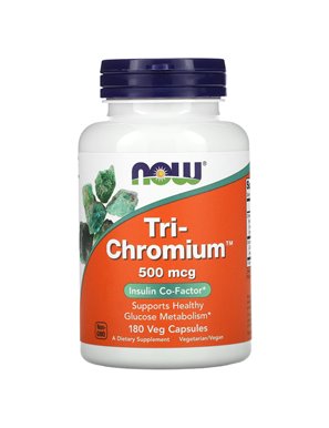 NOW Foods, Tri-Chrom, 500 mcg, 180 vegane Kapseln