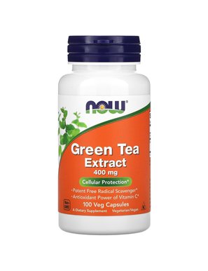 NOW Foods, Green Tea Extract, 400mg, 100 Vegetarian Capsules NOW Foods, Green Tea Extract, 400mg, 100 Vegetarian Capsules