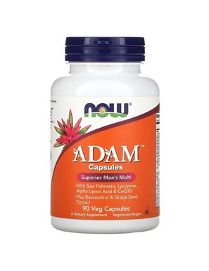 NOW Foods, ADAM, Multivitaminpräparat höchster Qualität für Männer, 90 vegane Kapseln NOW Foods, ADAM, Multivitaminpräparat höchster Qualität für Männer, 90 vegane Kapseln