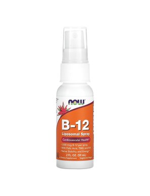 NOW Foods, B-12 Liposomal Spray, 1,000 mcg, 2 uncje (59 ml)