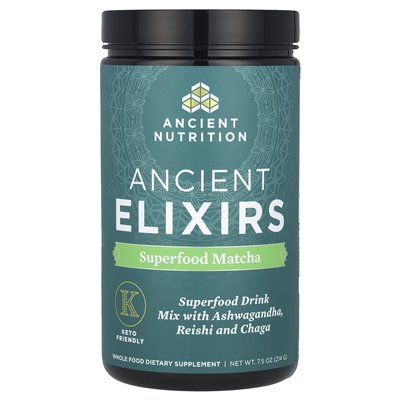 Starożytne odżywianie, starożytne eliksiry, Matcha Superfood, 7,5 uncji (214 g)