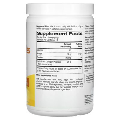 Super Nutrition, peptydy kolagenowe, niezmożone, 9,88 uncji (280 g) Super Nutrition, peptydy kolagenowe, niezmożone, 9,88 uncji (280 g)