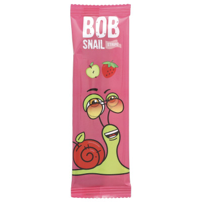 Bob Slail, Streifenfrucht, Apfel-Grawberry, 6 Streifen, je 0,49 oz (14 g)