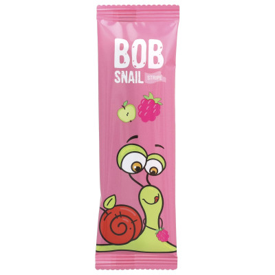 Bob Slail, Streifenfrucht, Apfel-Himbeere, 6 Stück, je 0,49 oz (14 g)
