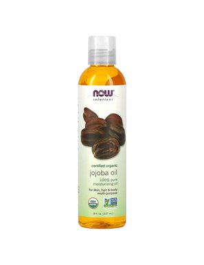 NOW Foods, Rozwiązania, Ekologiczny olej jojoba, 8 uncji (237 ml) NOW Foods, Rozwiązania, Ekologiczny olej jojoba, 8 uncji (237 ml)